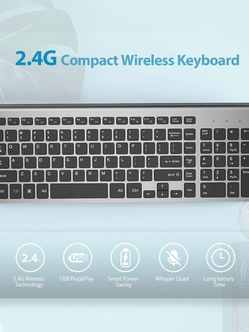 Wireless Keyboard and Mouse ergonomic